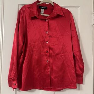 Sag Harbor Satin Blouse